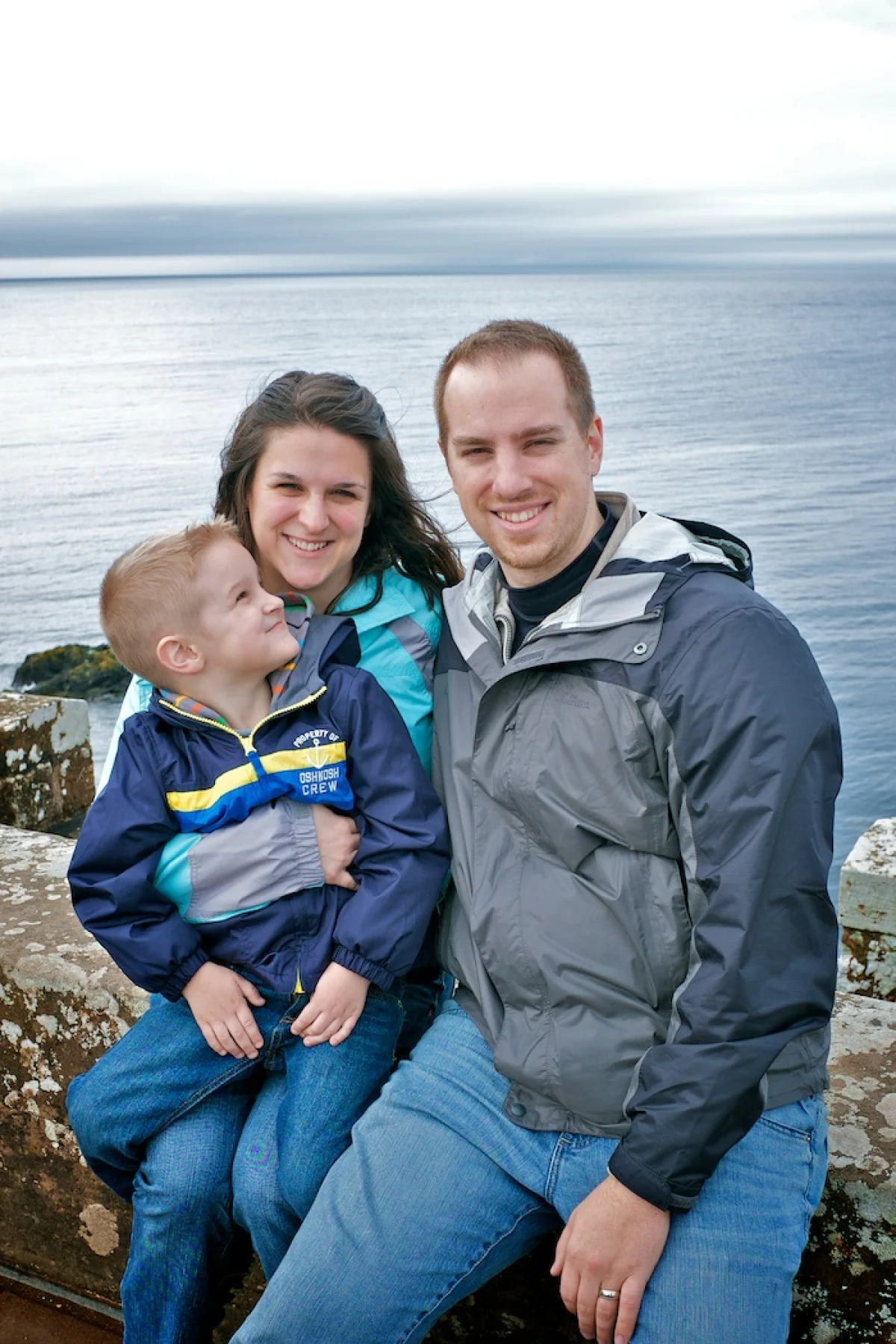 Jack, his wife Jen and son Evan